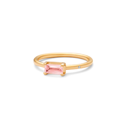 Ro Copenhagen Nord Pink Small Ring 18 kt. Guld