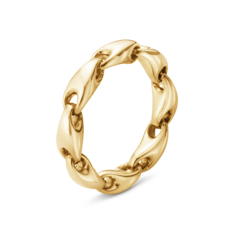 Georg Jensen Reflect Small Link Ring Guld 18 kt.