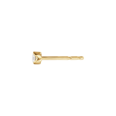 Georg Jensen Signature Diamonds Single Ørering 18 kt. Guld m. Brillant