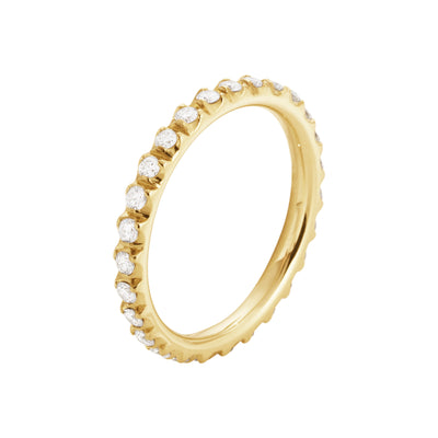 Georg Jensen Signature Diamonds Large Ring 18 kt. Guld m. Brillanter