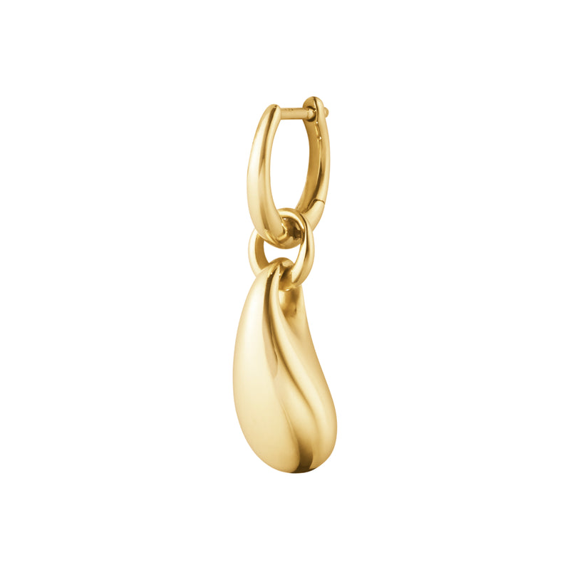 Georg Jensen Reflect Single Drop Ørering 18 kt. Guld