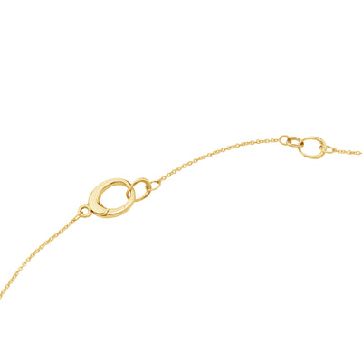 Georg Jensen Offspring Small Loop Halskæde 18 kt. Guld