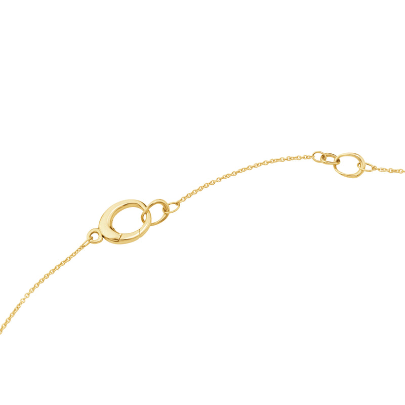 Georg Jensen Offspring Small Loop Halskæde 18 kt. Guld