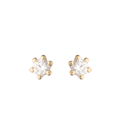 L&G Zafira Diamant Øreringe 14 kt. Guld m. Brillanter 0,10 ct.