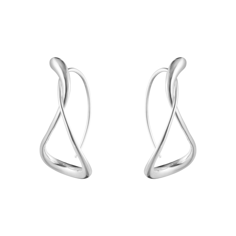 Georg Jensen Mercy Large Hoop Øreringe Sølv