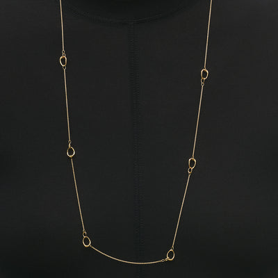 Georg Jensen Offspring Sautoir Halskæde 18 kt. Guld