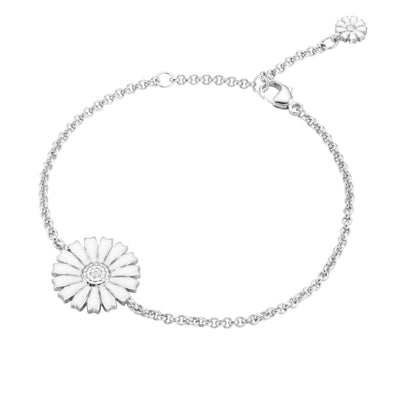 Georg Jensen Daisy Armbånd Rhodineret Sølv