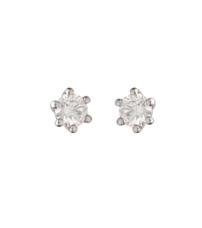 L&G Eternal Star Diamant Øreringe 14 kt. Hvidguld m. Brillanter 0,16 ct.