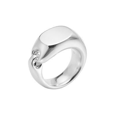 Georg Jensen Reflect Signet Ring Sølv