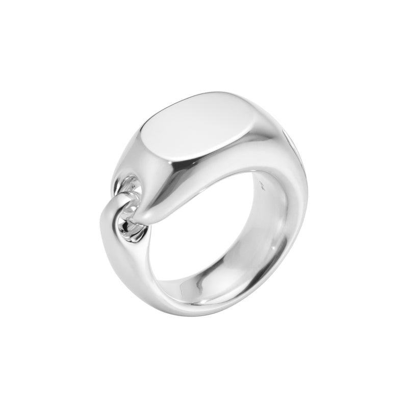 Georg Jensen Reflect Signet Ring Sølv