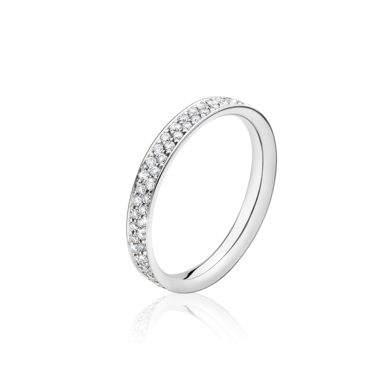 Georg Jensen Magic Kombinations Ring 18 kt. Guld/Hvidguld m. Brillanter