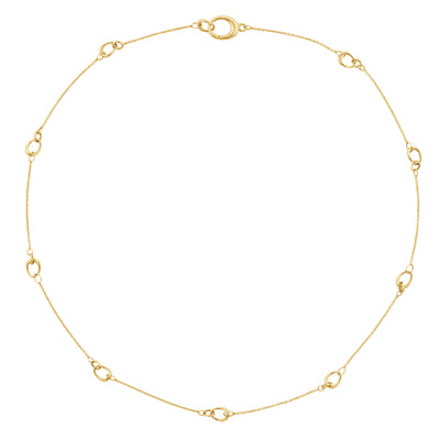 Georg Jensen Offspring Small Loop Halskæde 18 kt. Guld