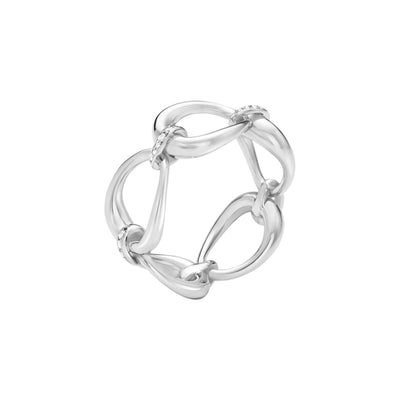 Georg Jensen Offspring Ring Rhodineret Sølv