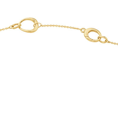 Georg Jensen Offspring Medium Loop Halskæde 18 kt. Guld