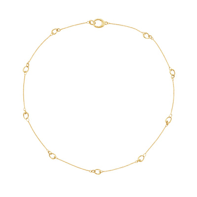 Georg Jensen Offspring Small Loop Halskæde 18 kt. Guld