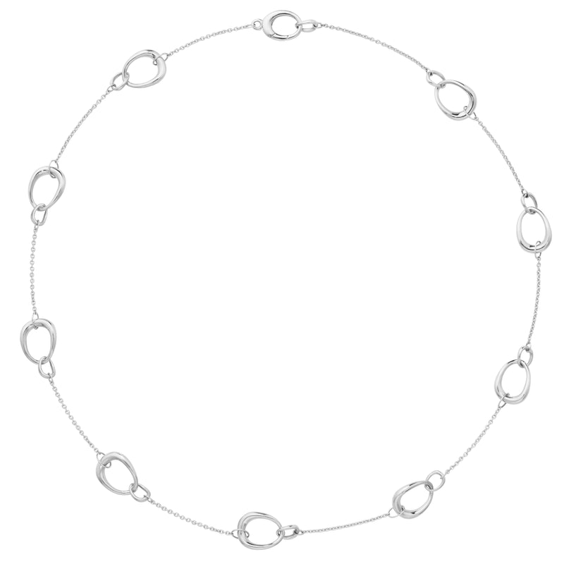 Georg Jensen Offspring Medium Loop Halskæde Sølv