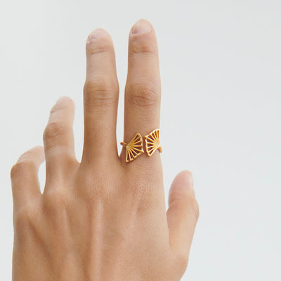 Pernille Corydon Ballerina Ring Forgyldt Sølv