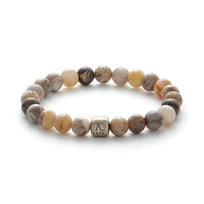 Alexander Lynggaard Cph ColorUp Bamboo Leaf Agate Armbånd (8mm.)