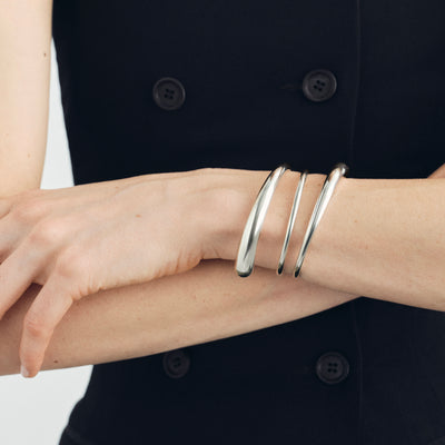 Georg Jensen Mercy Big Twist Armring Sølv