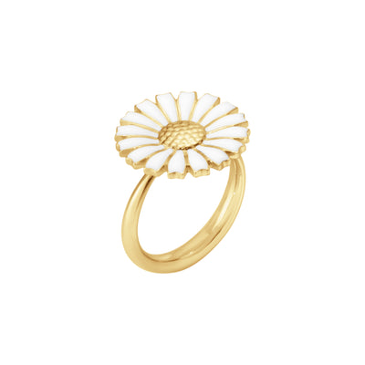 Georg Jensen Daisy Ring Forgyldt Sølv 18 mm.