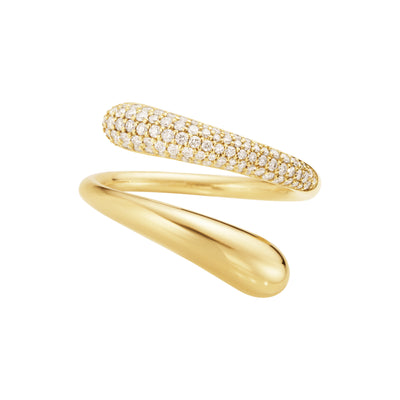 Georg Jensen Mercy Twist Pave 2 Ring 18 kt. Guld