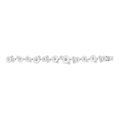 Georg Jensen Daisy Armbånd Rhodineret Sølv