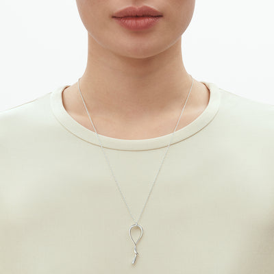 Georg Jensen Mercy Swirl Halskæde Sølv