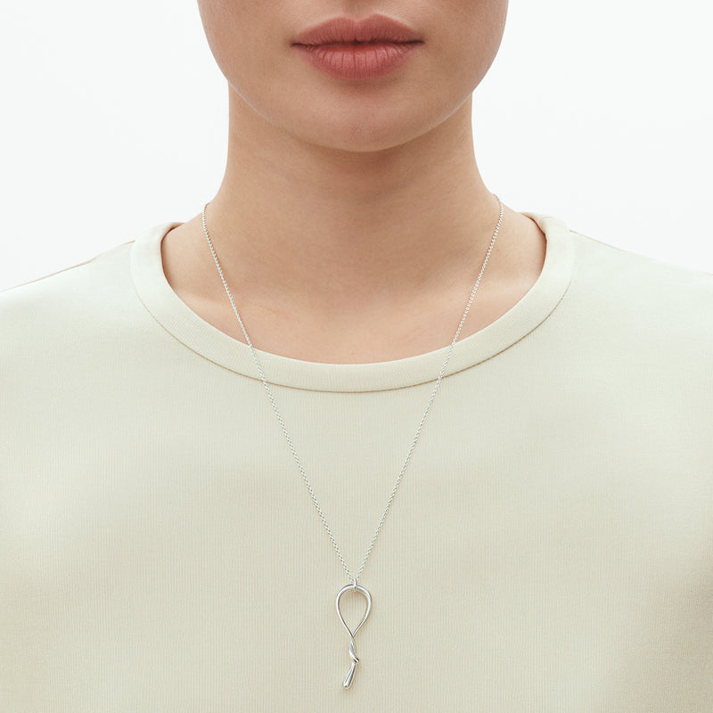 Georg Jensen Mercy Swirl Halskæde Sølv