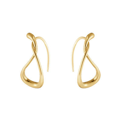 Georg Jensen Mercy Small Hoop Øreringe 18 kt. Guld