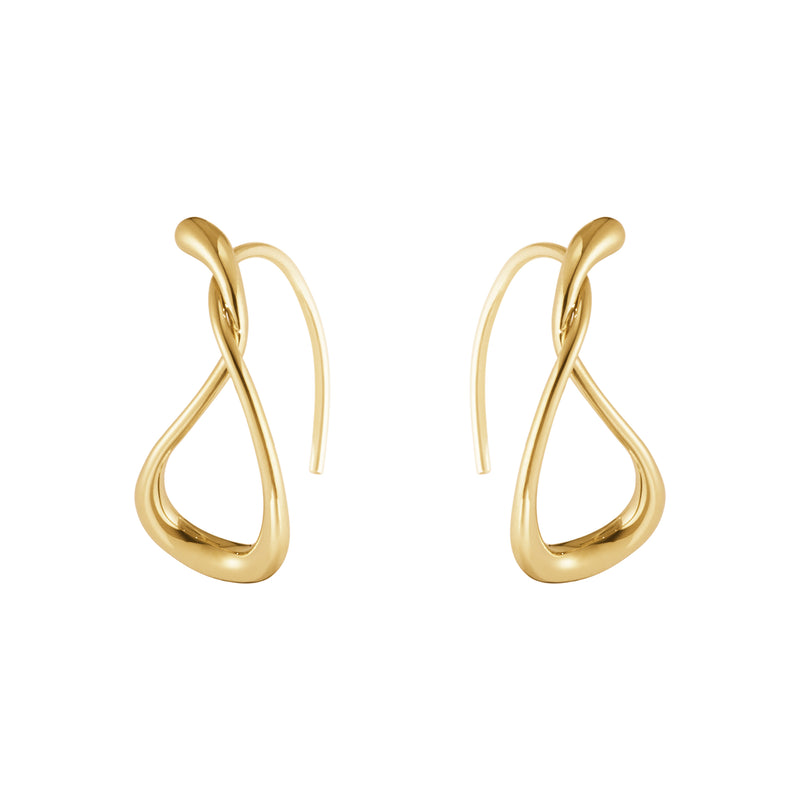Georg Jensen Mercy Small Hoop Øreringe 18 kt. Guld