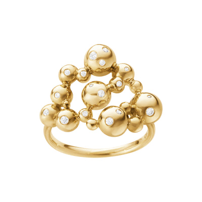Georg Jensen Moonlight Grapes Cluster Ring 18 kt. Guld