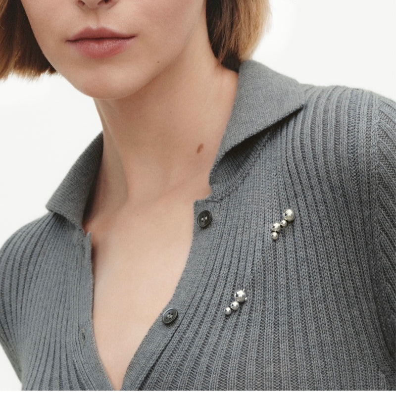 Georg Jensen Moonlight Grapes Broche Sølv