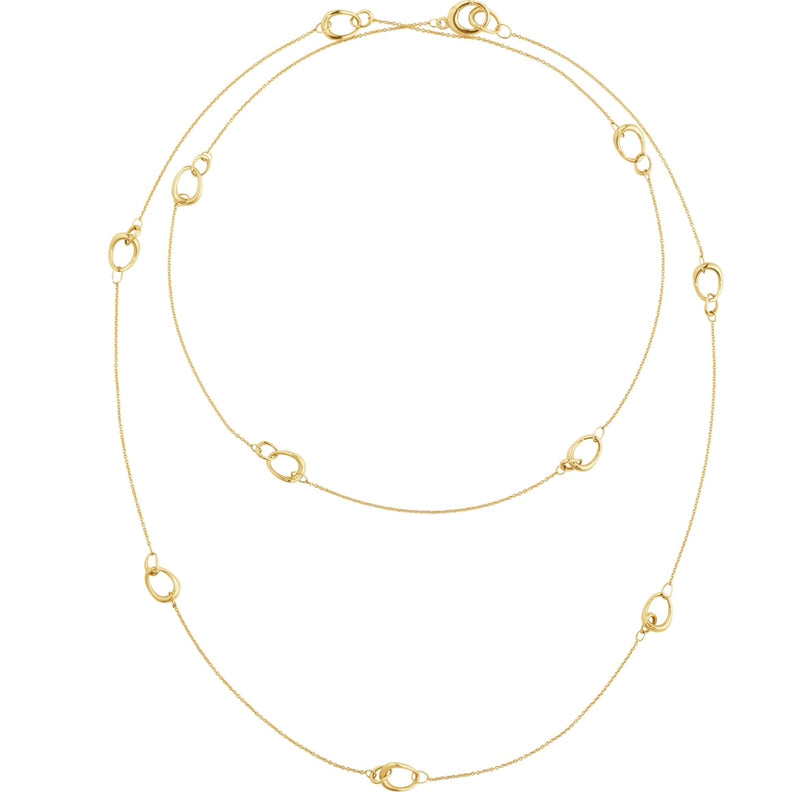 Georg Jensen Offspring Sautoir Halskæde 18 kt. Guld