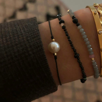 Stine A Big Pearl Berrie Armbånd