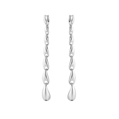Reflect Extra Long Øreringe Sølv Georg Jensen