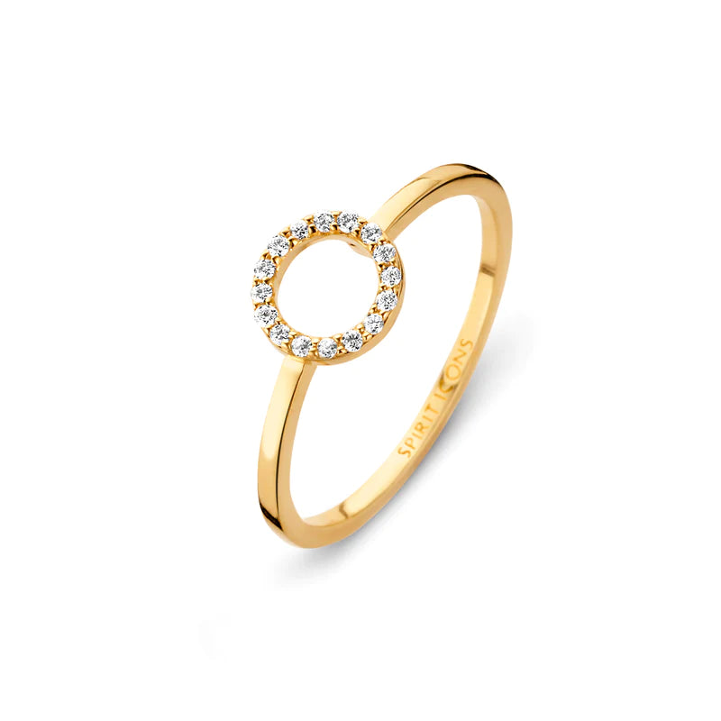 Spirit Icons Halo Ring 14 kt. Guld