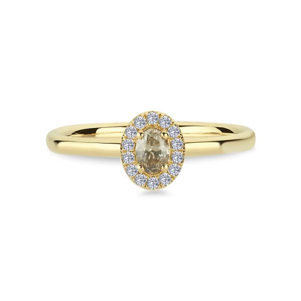 Nuran Champagne Ring 14 kt. Guld