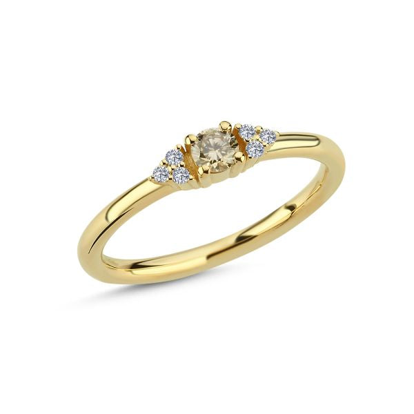 Nuran Champagne Ring 14 kt. Guld