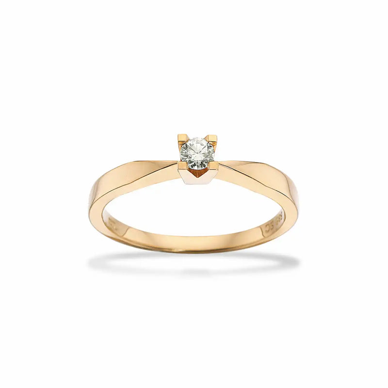 Scrouples Kleopatra Ring 14 kt. Guld 0,10 ct.