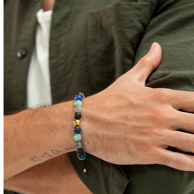 Alexander Lynggaard Cph ColorUp Amsterdam Braided Armbånd (8mm)