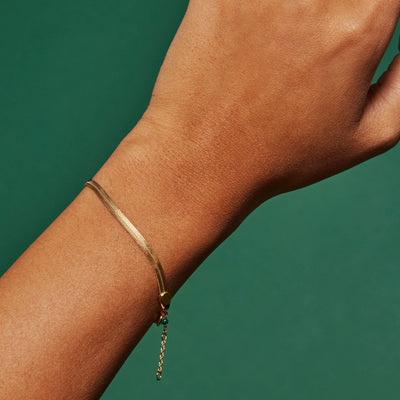Enamel Caroline Armbånd Forgyldt Sølv