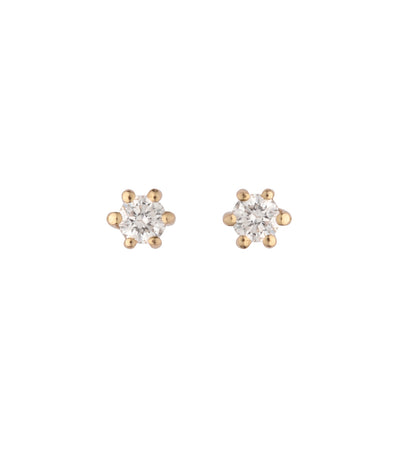 L&G Zafira Diamant Øreringe 14 kt. Guld m. Brillanter 0,06 ct.