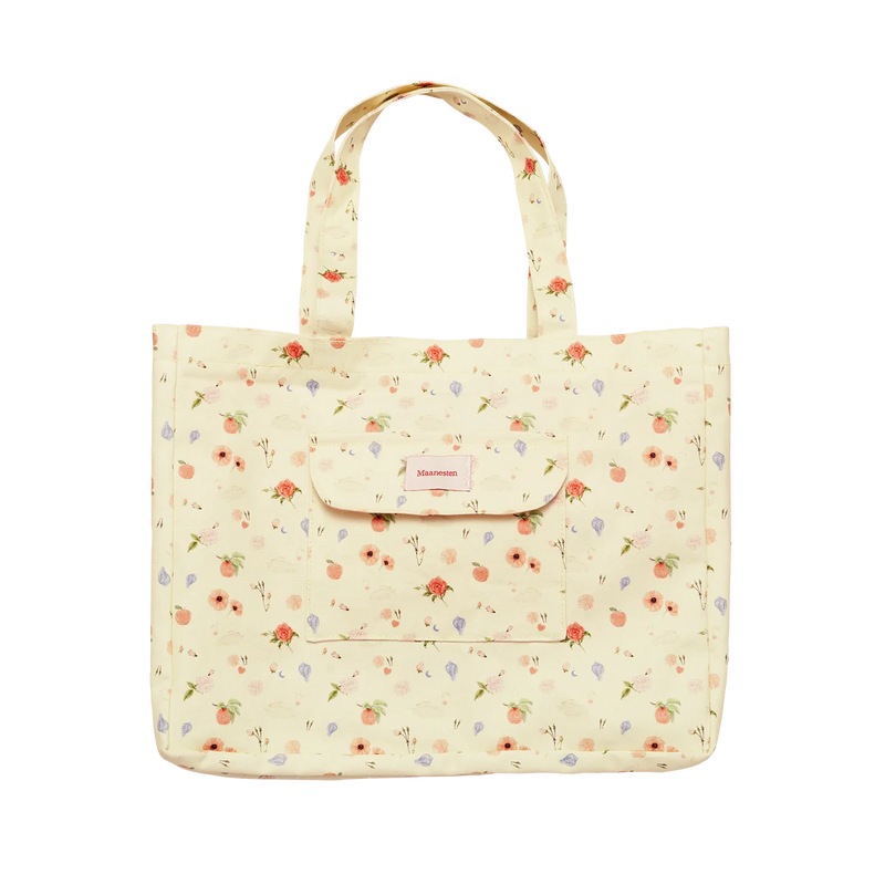 Maanesten Big Canvas Totebag Roses and Shells