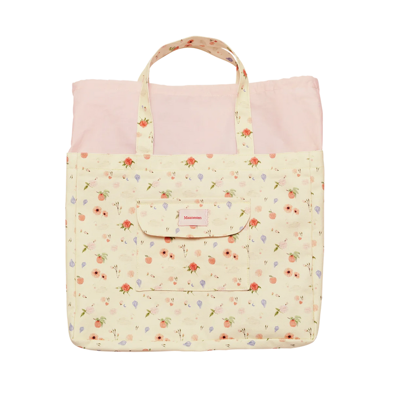 Maanesten Big Canvas Totebag Roses and Shells