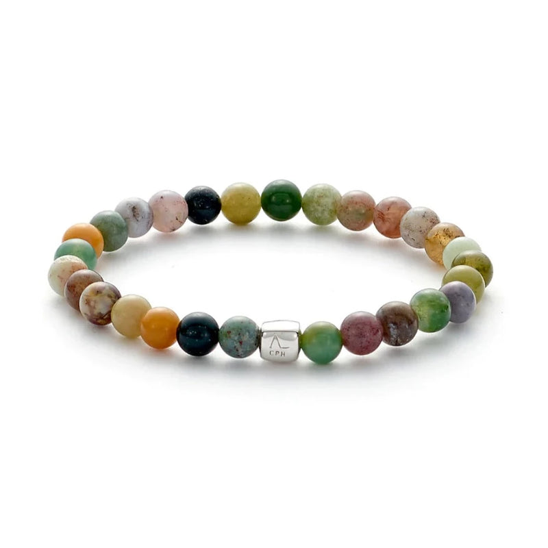 Alexander Lynggaard Cph ColorUp Indian Agate Armbånd (6mm.)