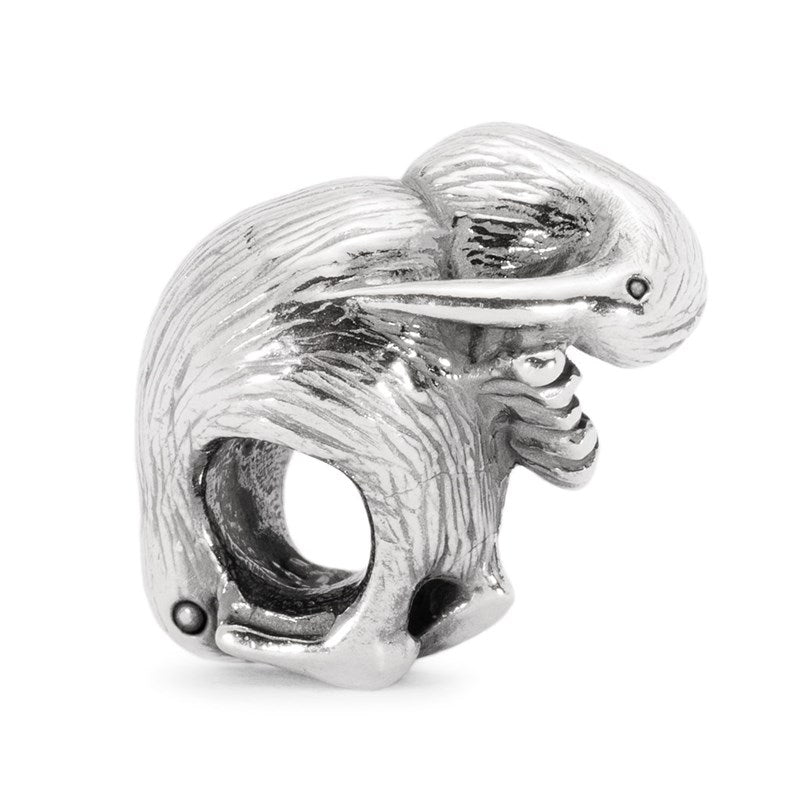 Trollbeads -Kiwifugl - Sølv