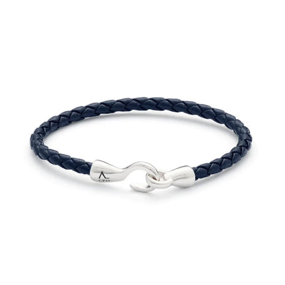 Alexander Lynggaard Cph Blue Single Bolo Læder Armbånd