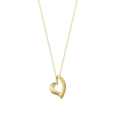 Georg Jensen Heart Halskæde 18 kt. Guld