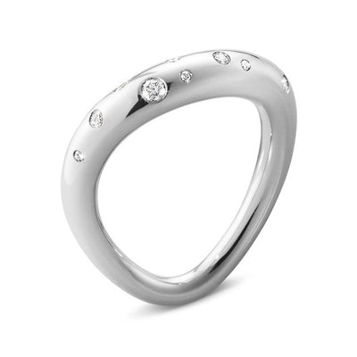 Georg Jensen Offspring Ring Sølv m. Brillanter