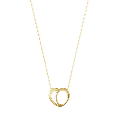 Georg Jensen Heart Halskæde 18 kt. Guld